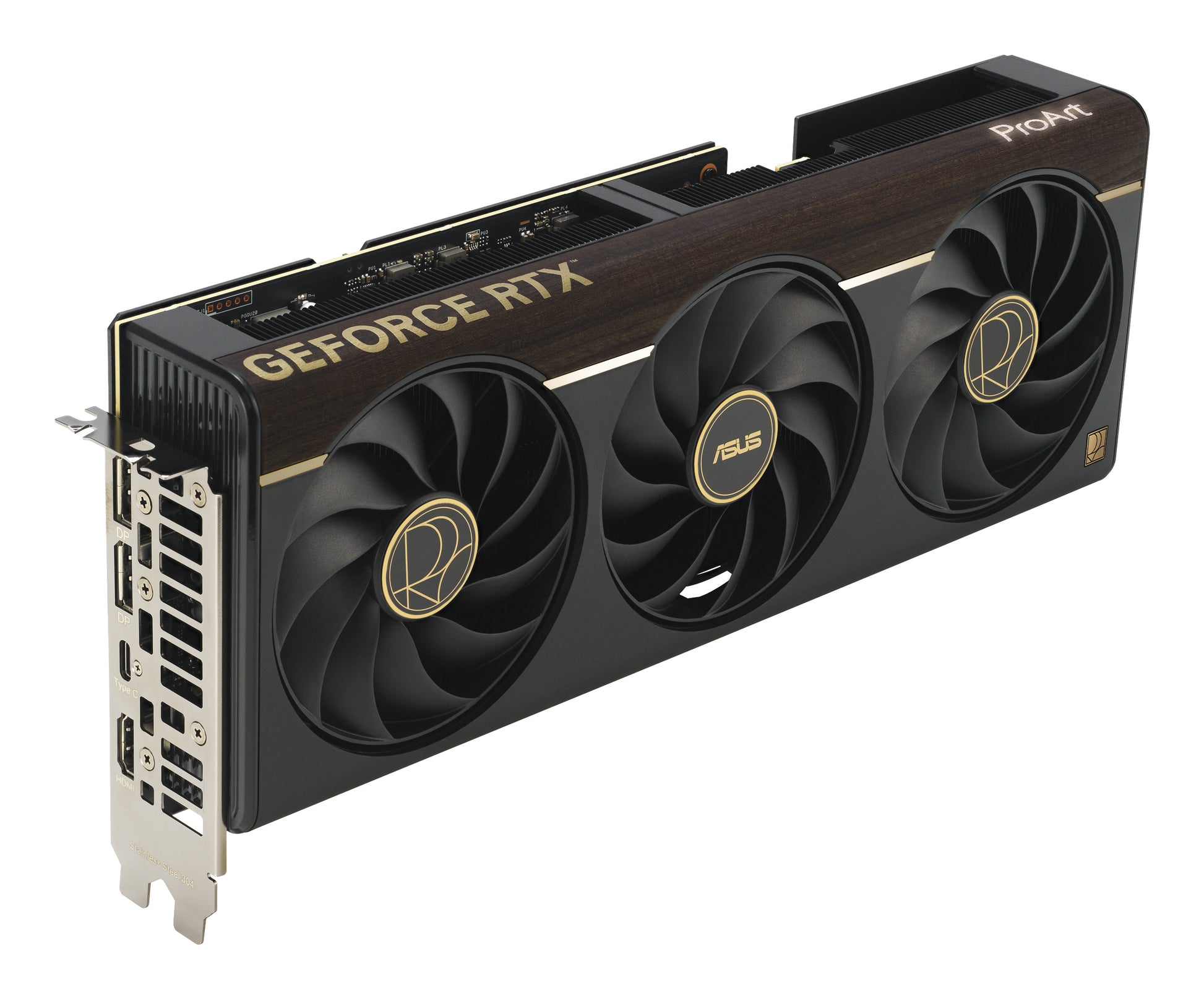 ASUS PROART-RTX5080-O16G – PCIe Grafikkarte – 3×DP, 1×HDMI, 1×USB-C, PCIe 5.0, 850 W, 1×16-polig