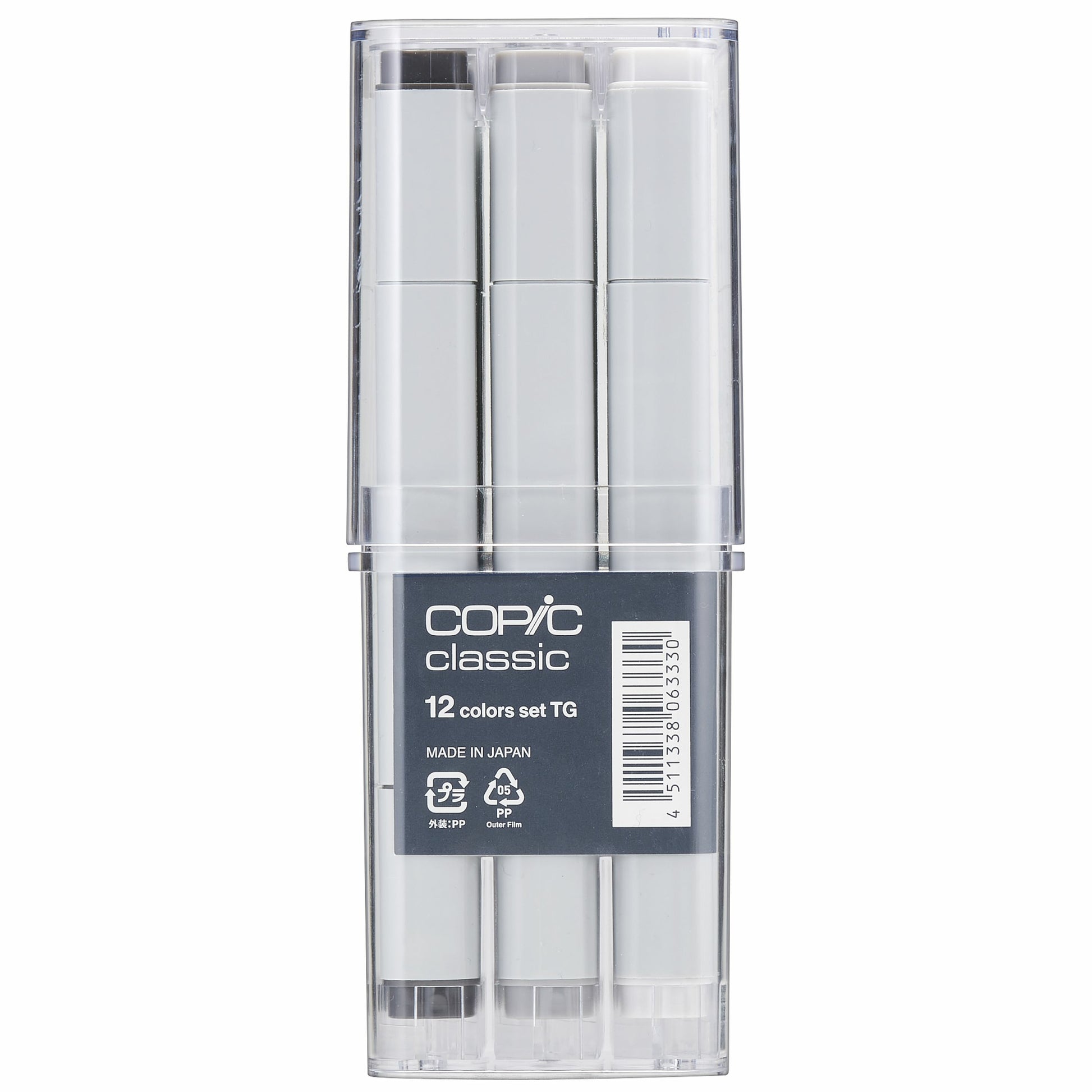 Copic Permanent Marker – Grau, 12er-Set