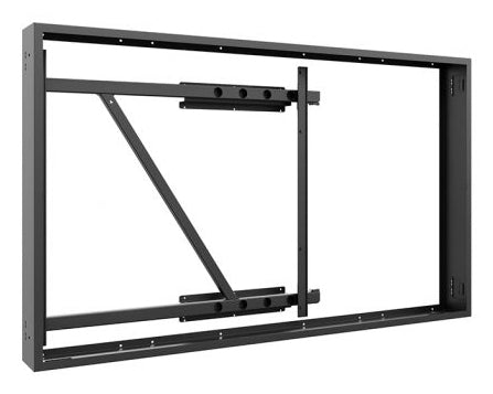 Hagor WH OH 85 Rahmen – Landscape, Optische Abdeckung – für 85" TVs – Schwarz