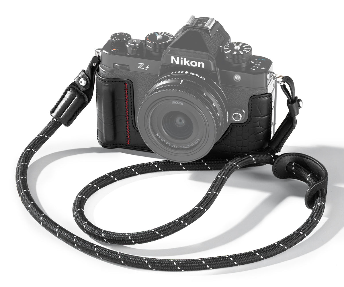 SmallRig 5095 Lederhüllen-Set – Aluminiumlegierung, PU-Leder – für Nikon Z f – Schwarz
