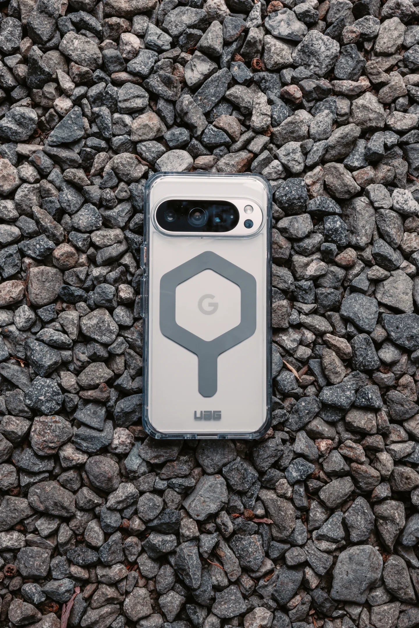 Urban Armor Gear UAG Plyo Pro Backcover – für Google Pixel 9 Pro XL, TPU, Transparent / Silber, bis 4,8 m Sturzsicher