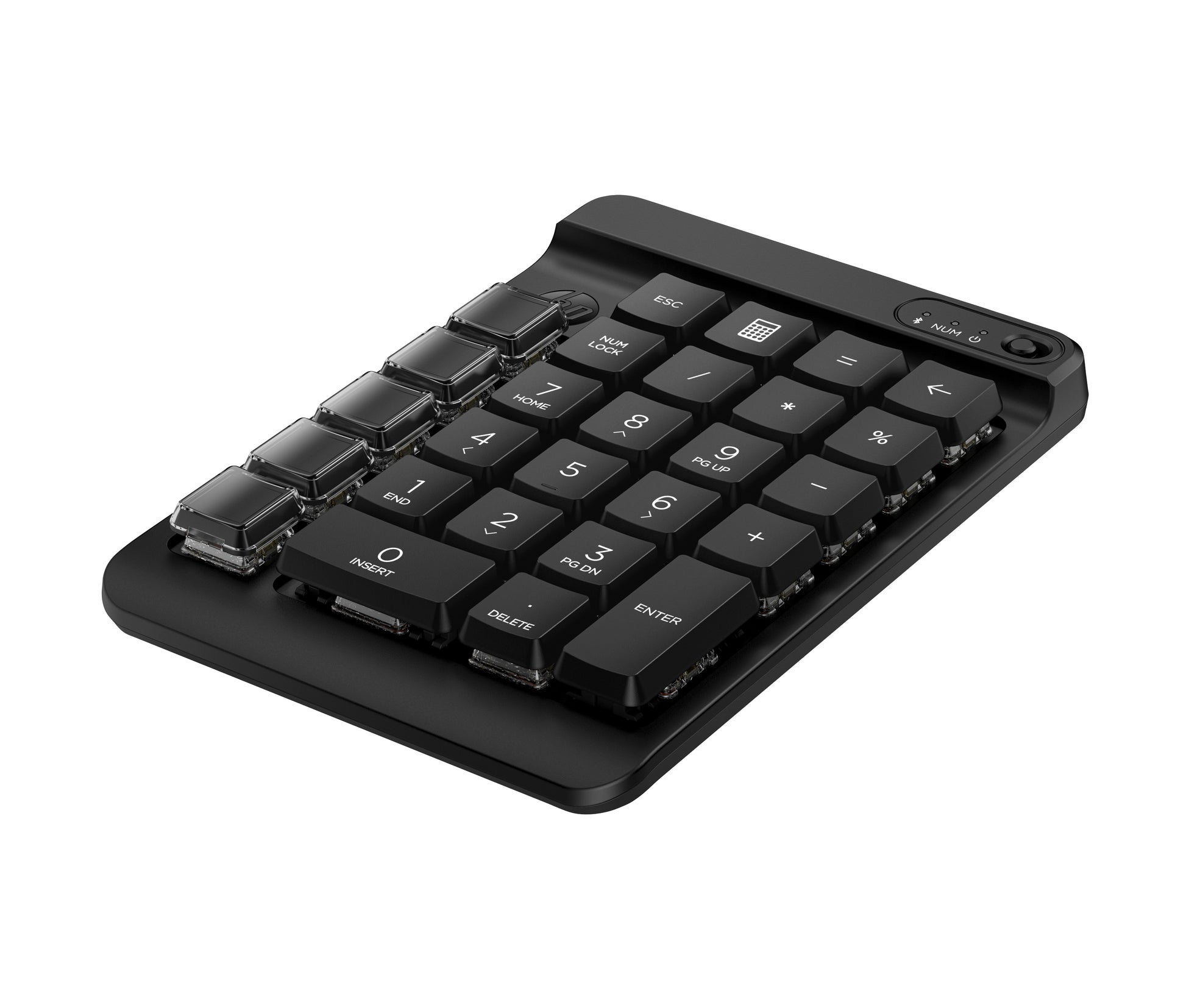 HP 435 Programmierbares Wireless – Tastenfeld-Steuerpult – Bluetooth – programmierbare Schnelltasten – Schwarz