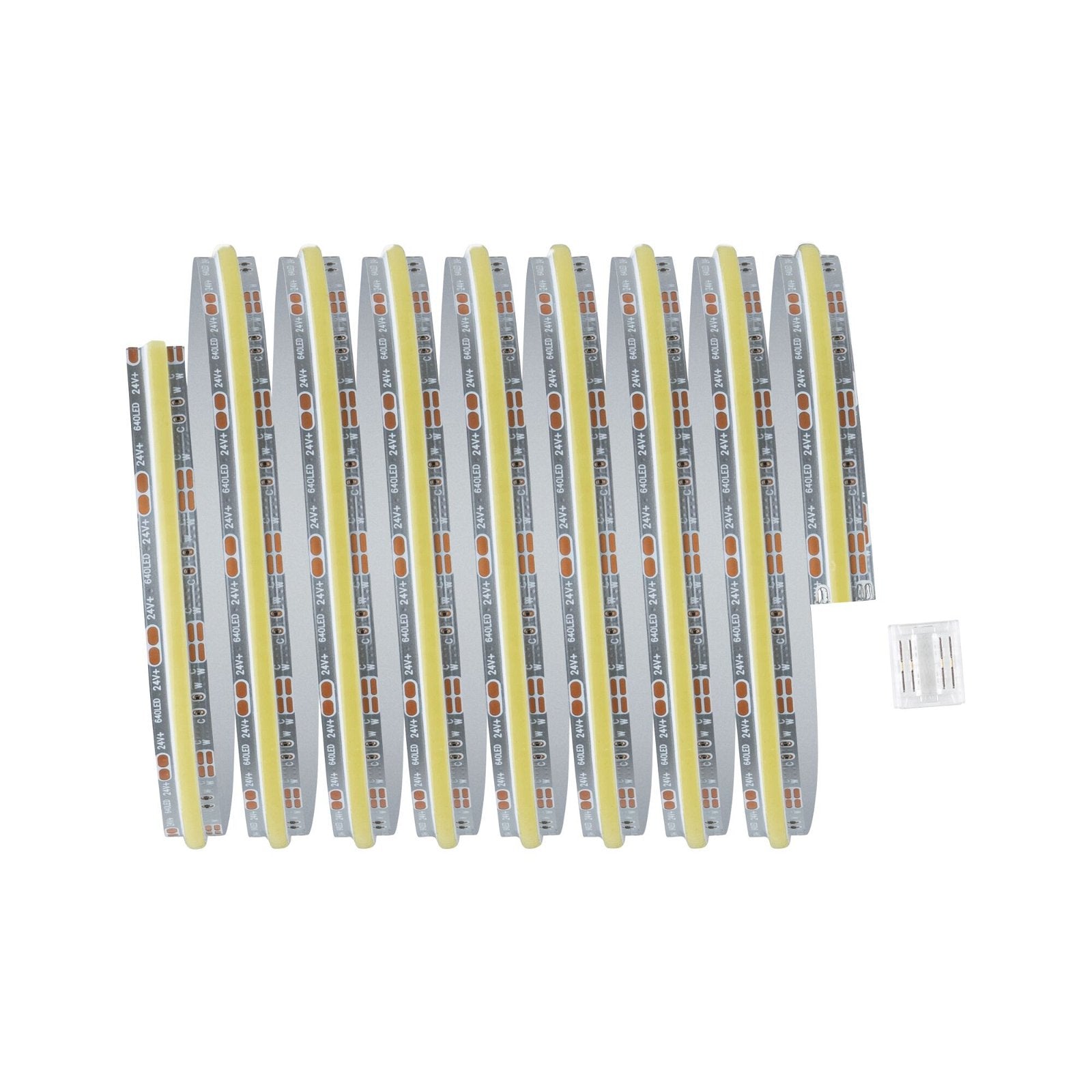 Paulmann LED-Strip MaxLED 500 Full-Line COB – 2,5 m, 1500 lm, 13 W, 2700–6500 K, dimmbar, silber