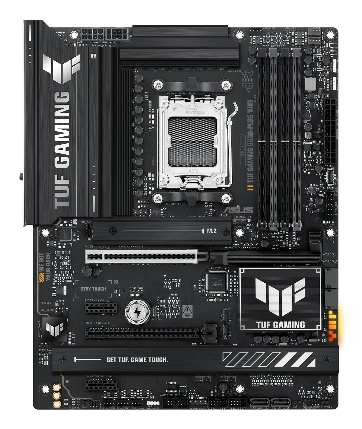 ASUS TUF GAMING B850-PLUS WIFI – Mainboard – AM5, AMD B850, ATX, DDR5