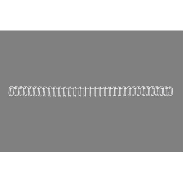 GBC Bindedisc-Ringe – für A4 – Ø 6 mm, weiss, Draht – 100 Stk.