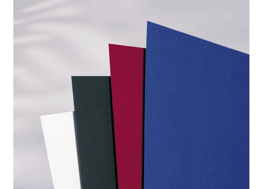 GBC LinenWeave Umschlagdeckel – A4 – 250 g/m², Leinenstruktur, matt, Karton, blau – 100 Stk.