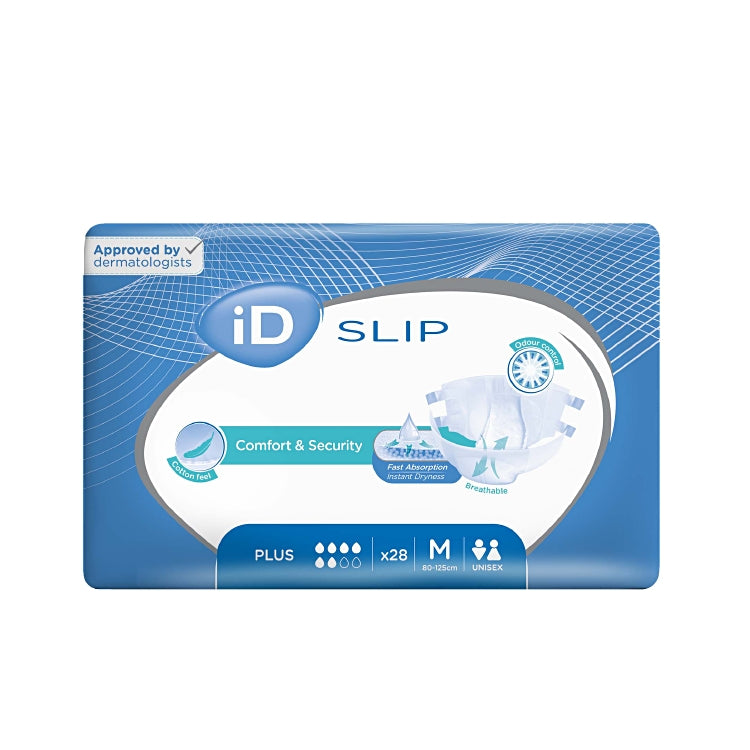 iD Inkontinenzslips Slip Plus M, 28 Stk – blau – 2 l