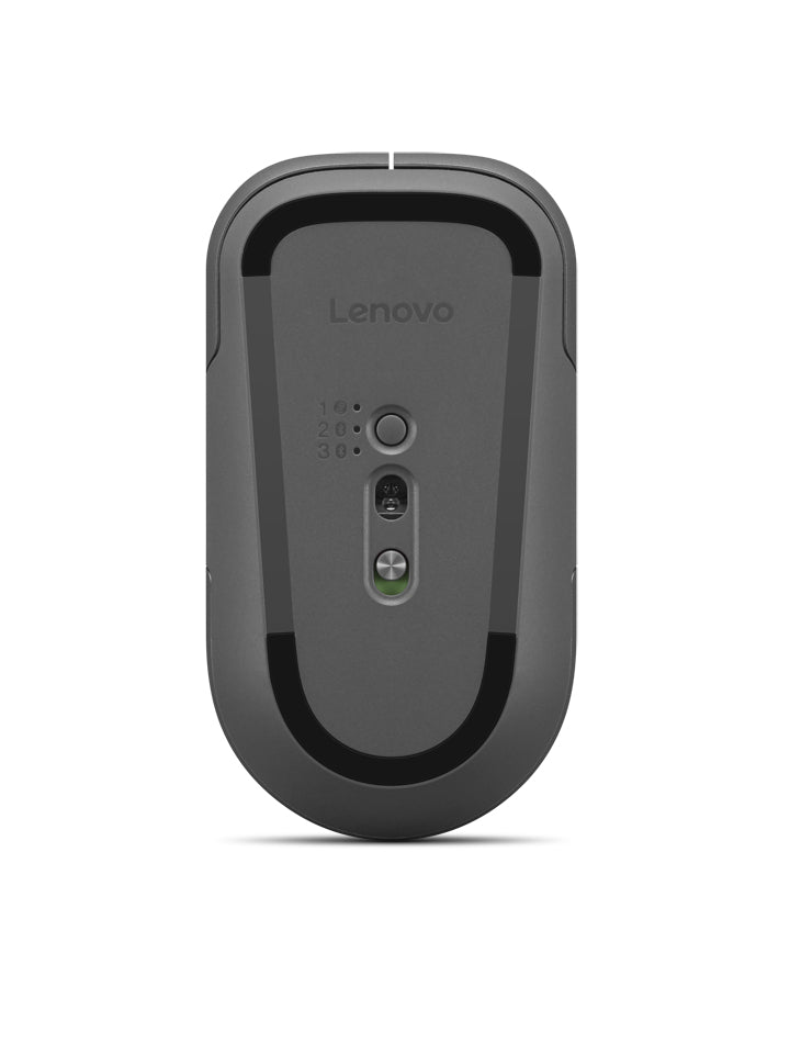 Lenovo Pro Plus 6050 – Maus, beidhändig, optisch, 2400 DPI, Multi-Device, Grau