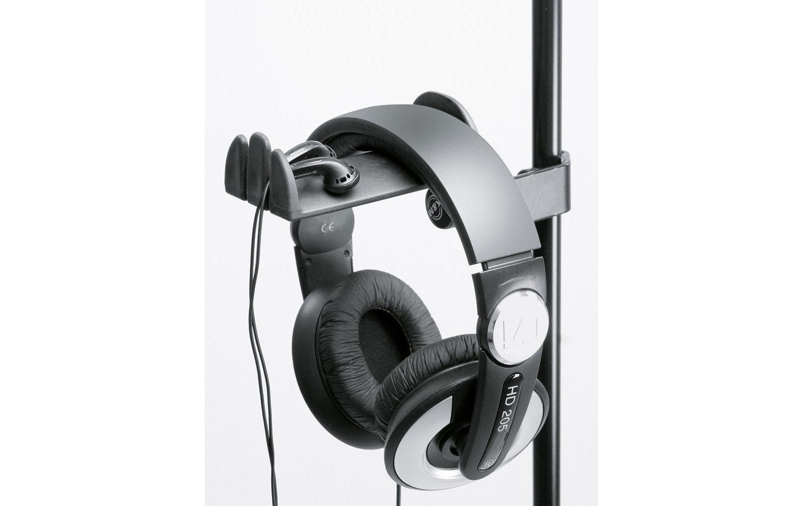 König & Meyer 16080 – Headset-Ständer – für Mikrofonständer – Stahl – Schwarz