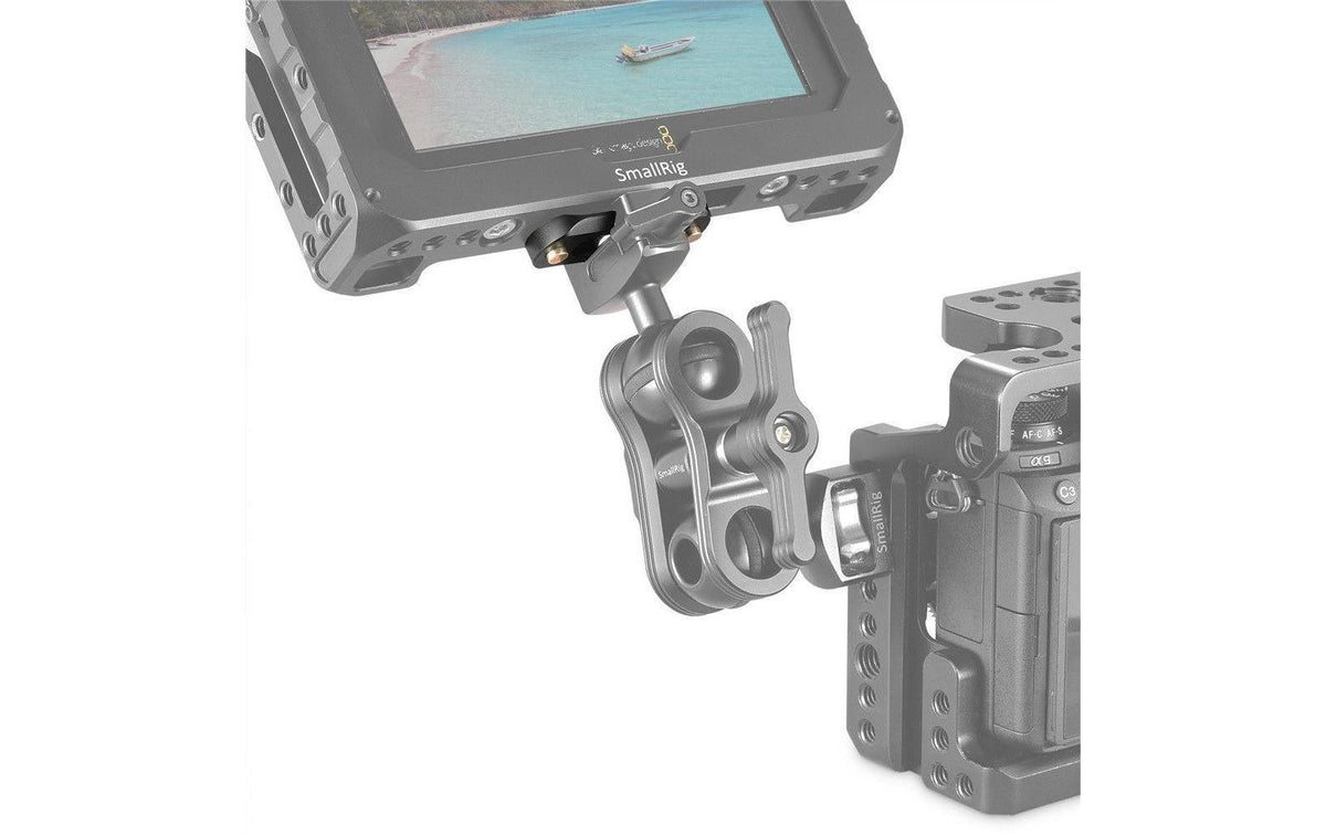 SmallRig 2172B NATO‑Schiene Schnellwechselhalterung 48 mm – Aluminium, Schwarz – für universelle Montage