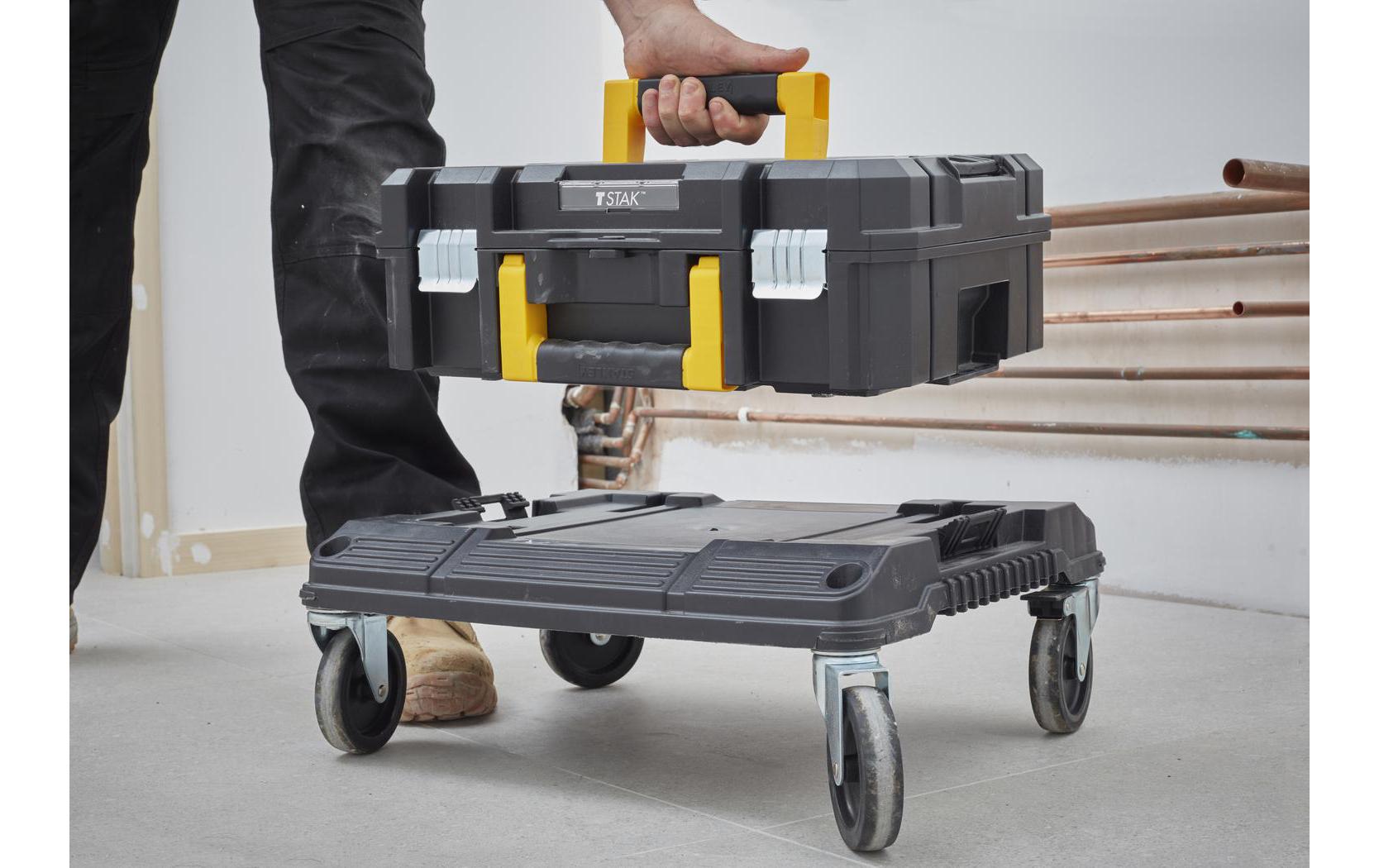 Stanley Werkzeugkasten FatMax TSTAK, 333 × 335 × 324 mm, Kunststoff, schwarz, Belastbarkeit 37,5 kg