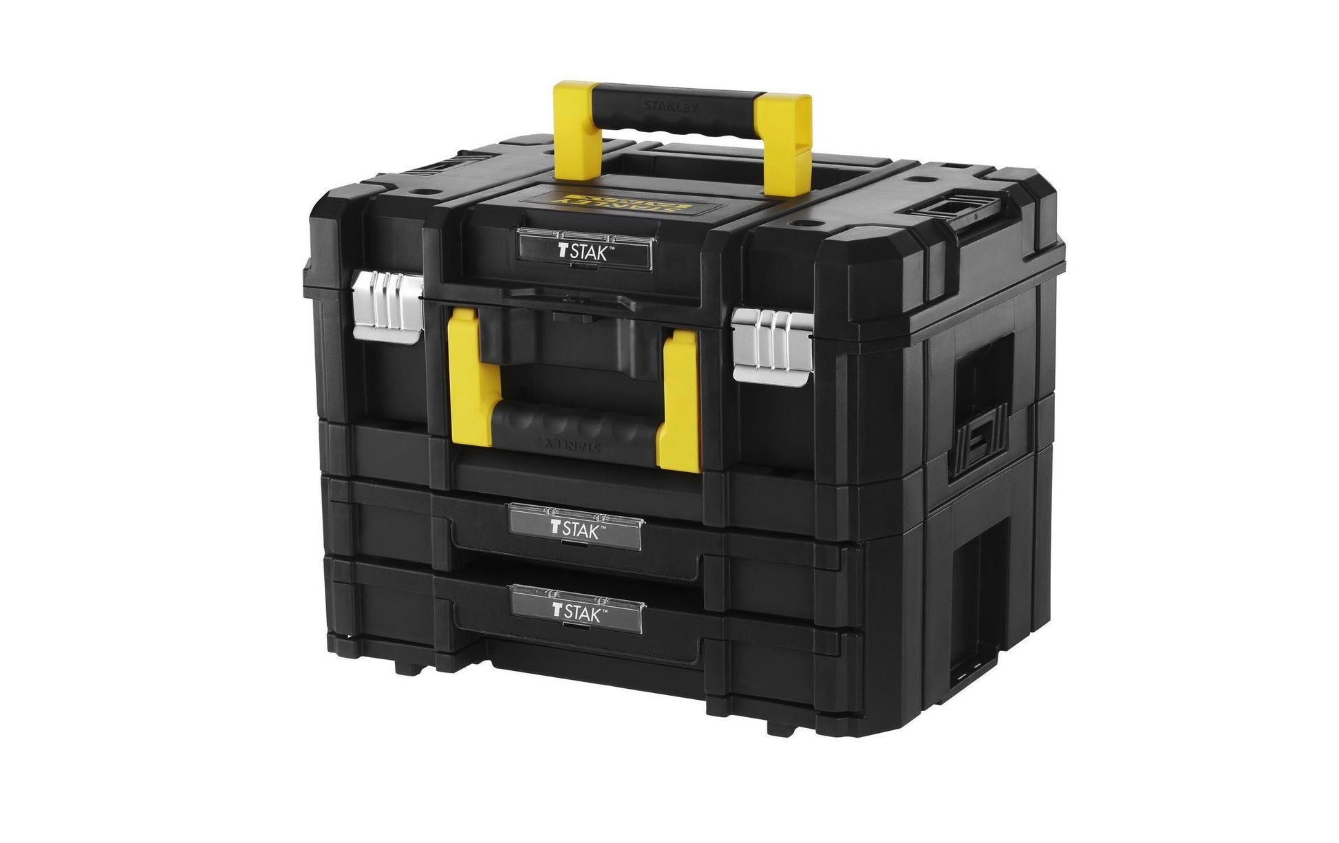 Stanley Werkzeugkasten FatMax TSTAK, 333 × 335 × 324 mm, Kunststoff, schwarz, Belastbarkeit 37,5 kg