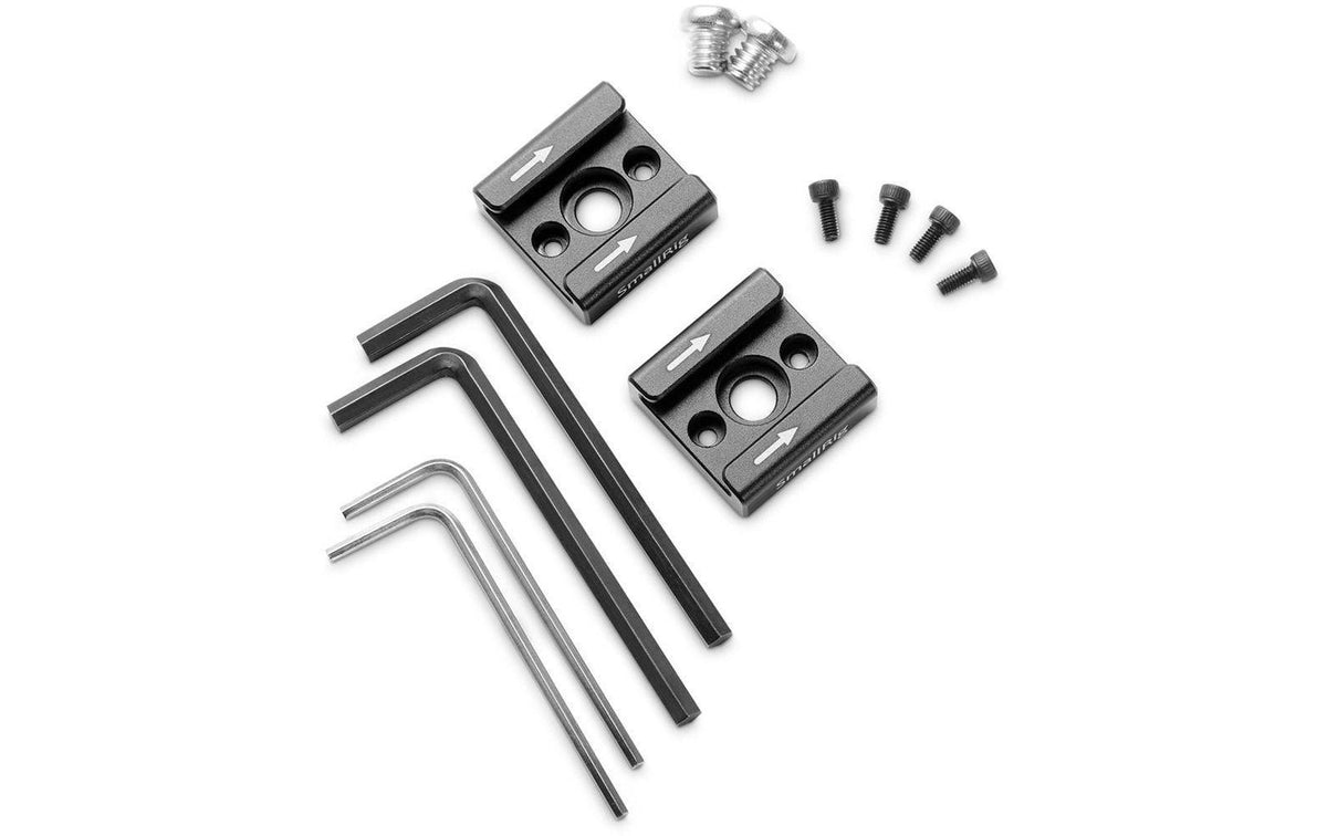 SmallRig 2060 Zubehörschuh – 110 × 20 × 130 mm, 1/4-20″ – Aluminium, Schwarz – 2er-Pack