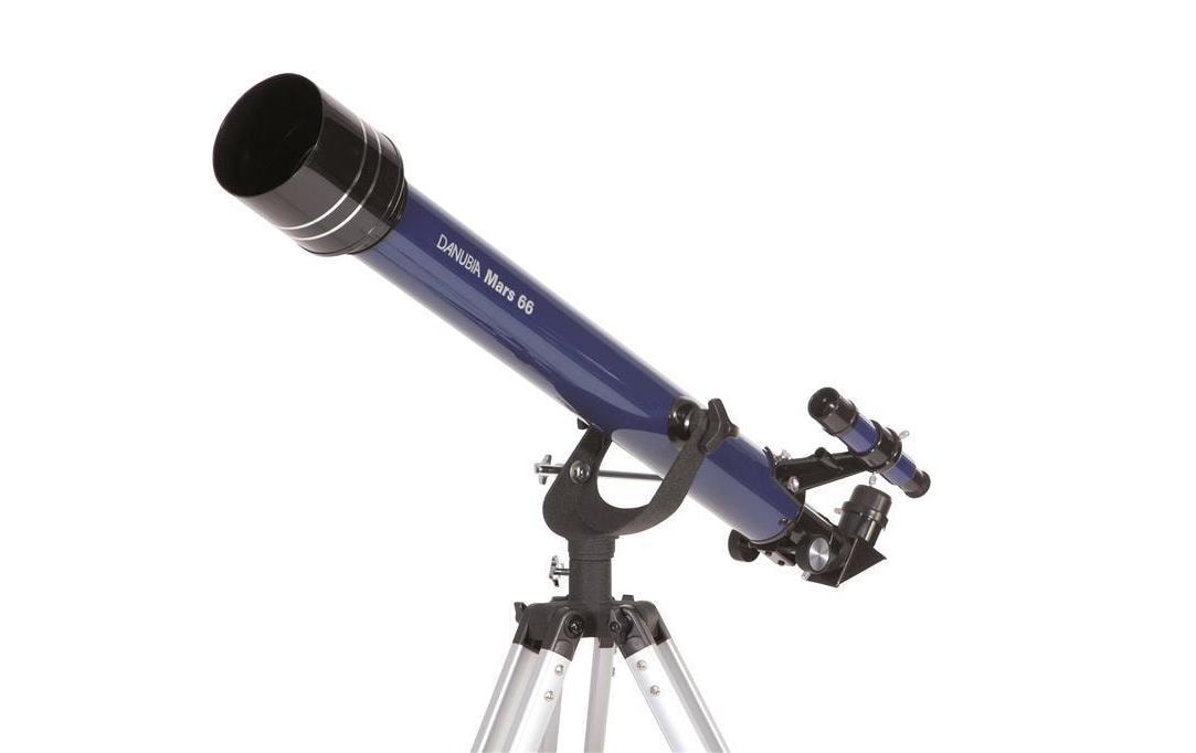 Dörr Danubia Mars 66 – 60 mm Refraktor, 700 mm Brennweite, 720 mm Länge, 3,5 kg