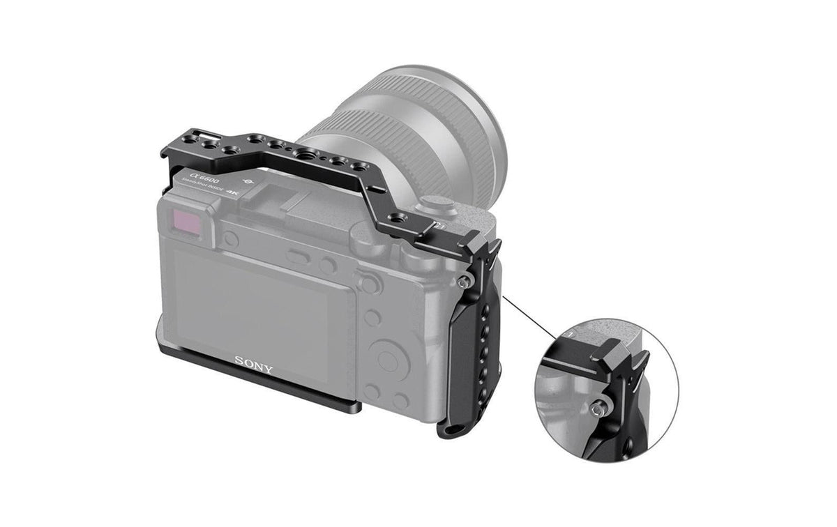 SmallRig CCS2493 Cage – 103 × 62 × 188 mm – für Sony A6600 – Schwarz