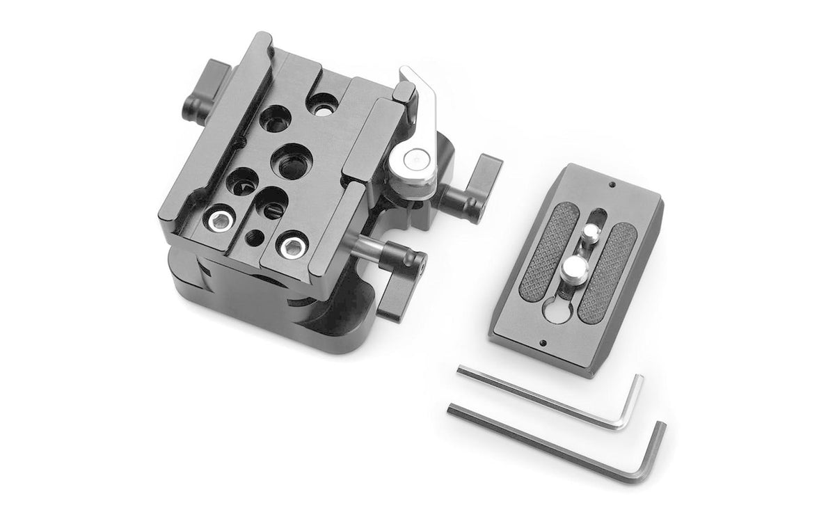 SmallRig 2092 Montageplatte – für Sony A6000, A6300, A6500 usw. – Aluminium, Schwarz – 126 × 87 × 112 mm