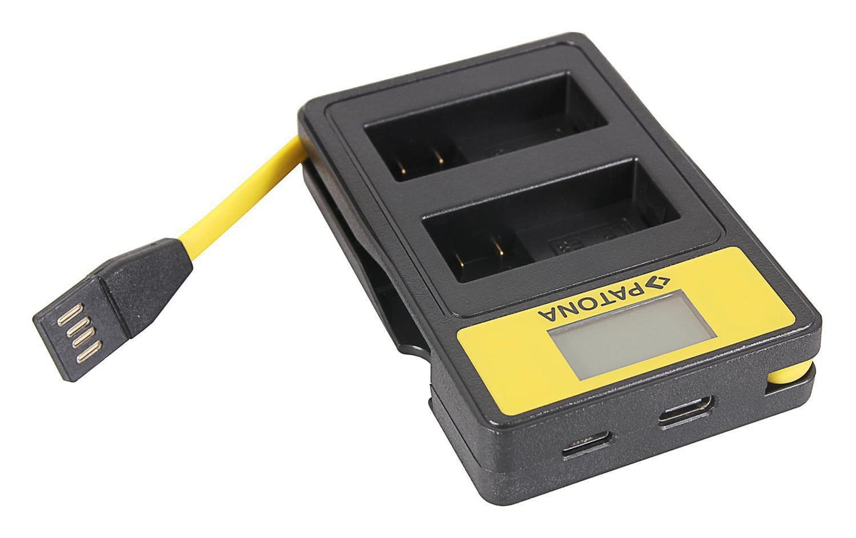 PATONA Ladegerät 141574 – USB, 2 gleichzeitig – für Canon LP-E8