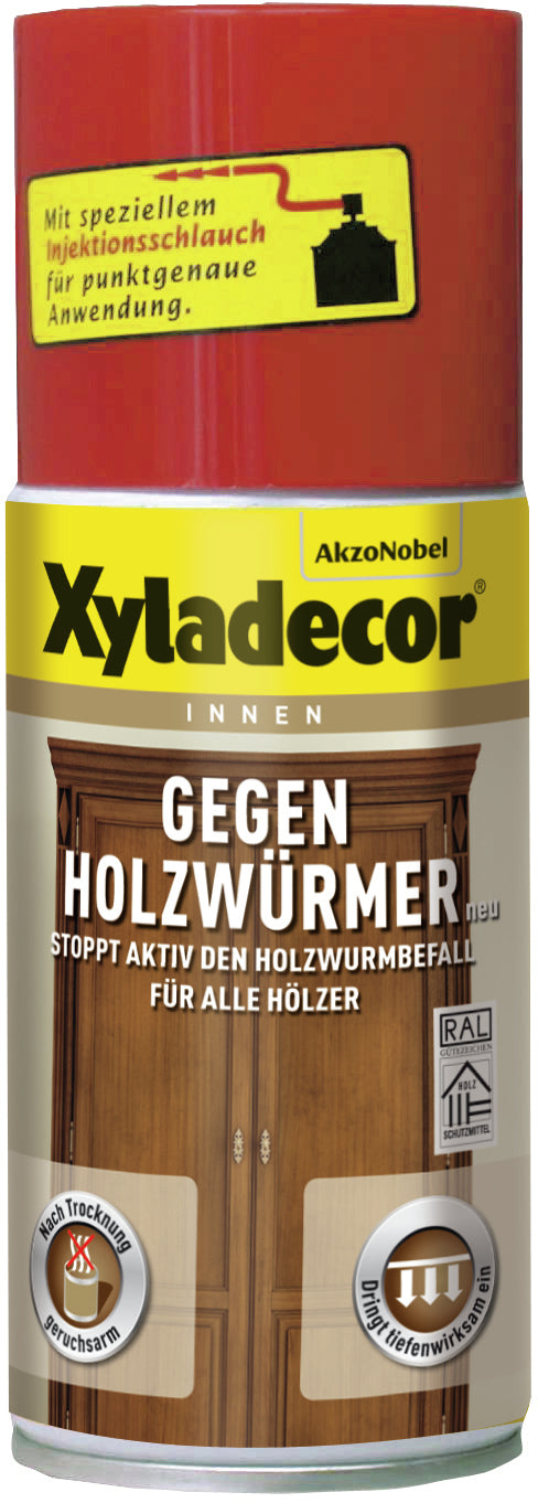 Xyladecor Holzwurmschutz – 250 ml – farblos – für Möbel (innen)
