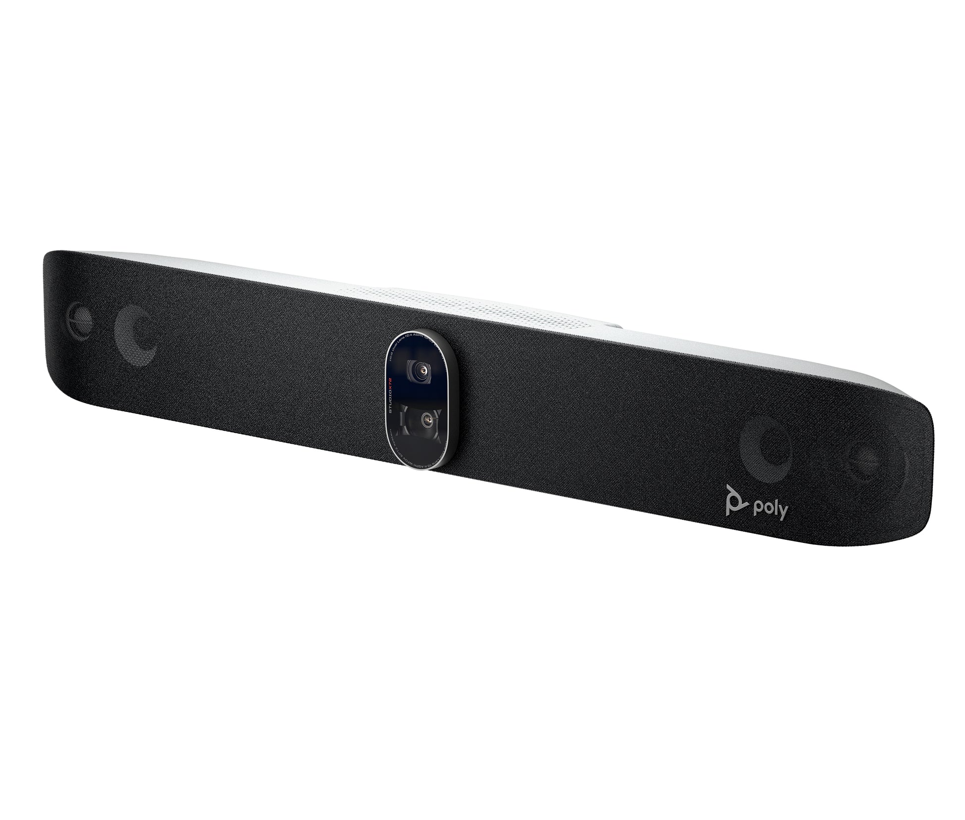 Poly Studio X72 – 4K Ultra HD Videokonferenzsystem, 7,3× Digitalzoom, Schwarz
