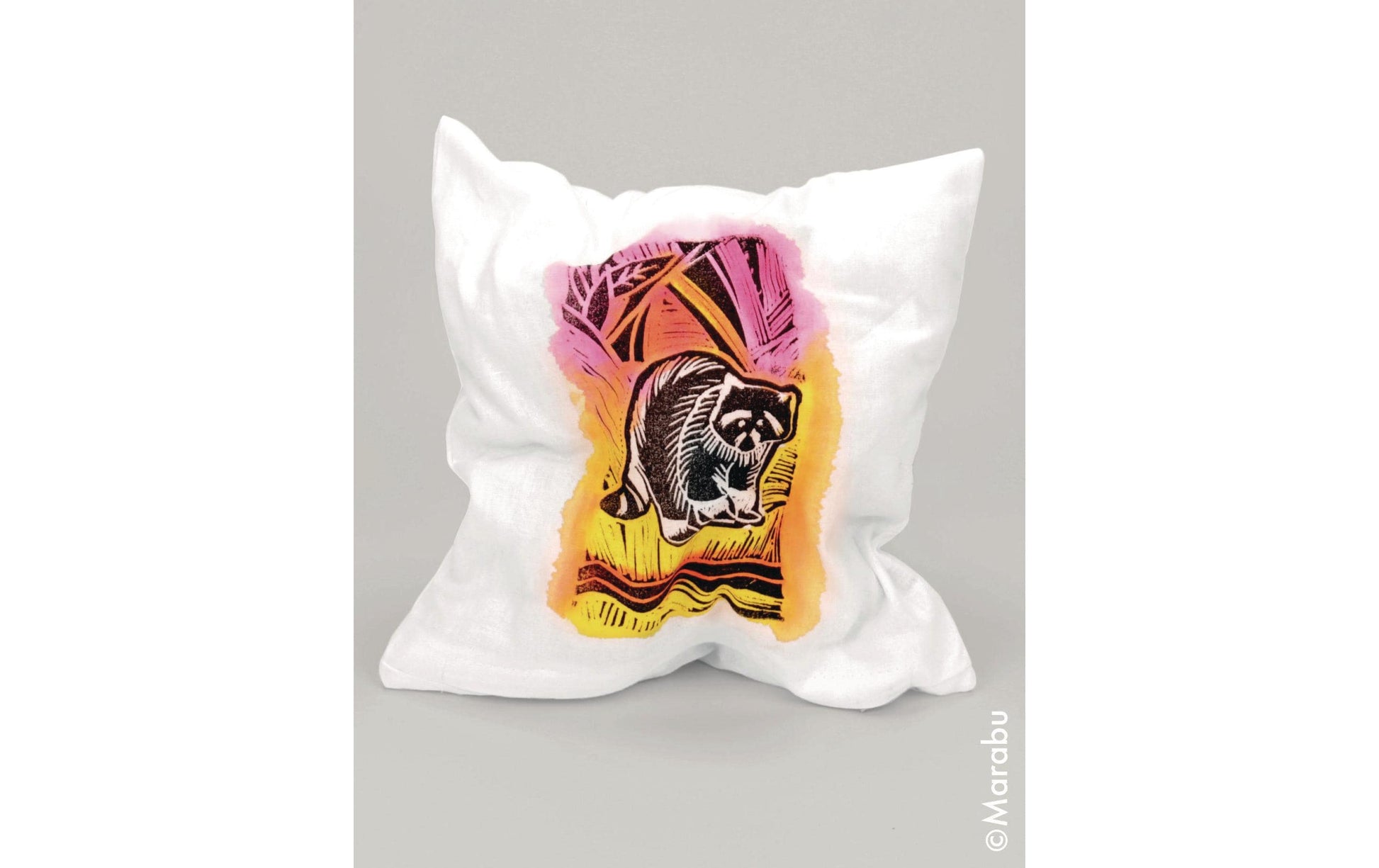 Marabu Soft Linol Print & Colouring – Textil-Transfer-Set – 1 × 100 ml + 2 × 15 ml – Softdruckplatte A5