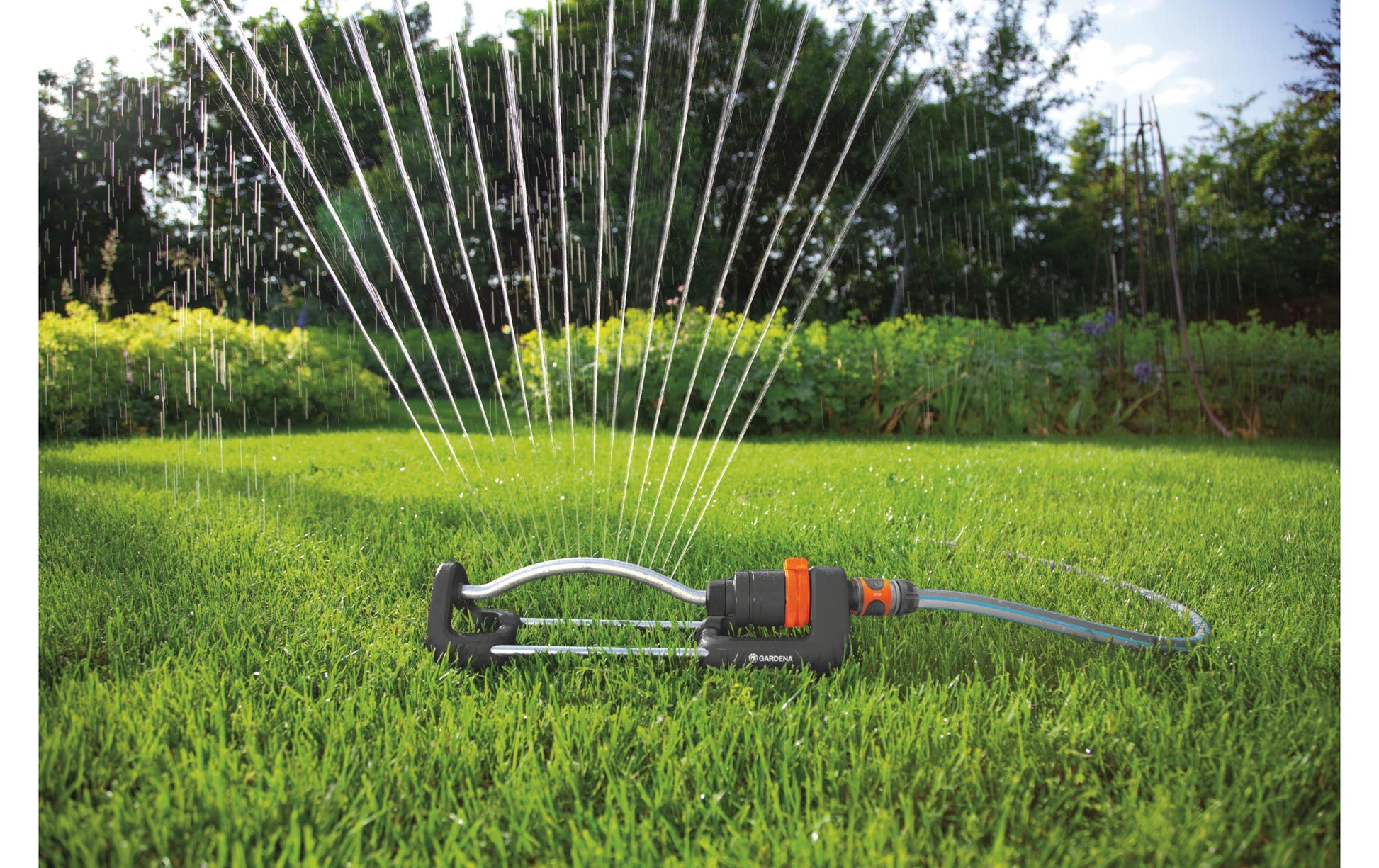 Gardena Viereckregner Aqua S – 220 m² – schwarz