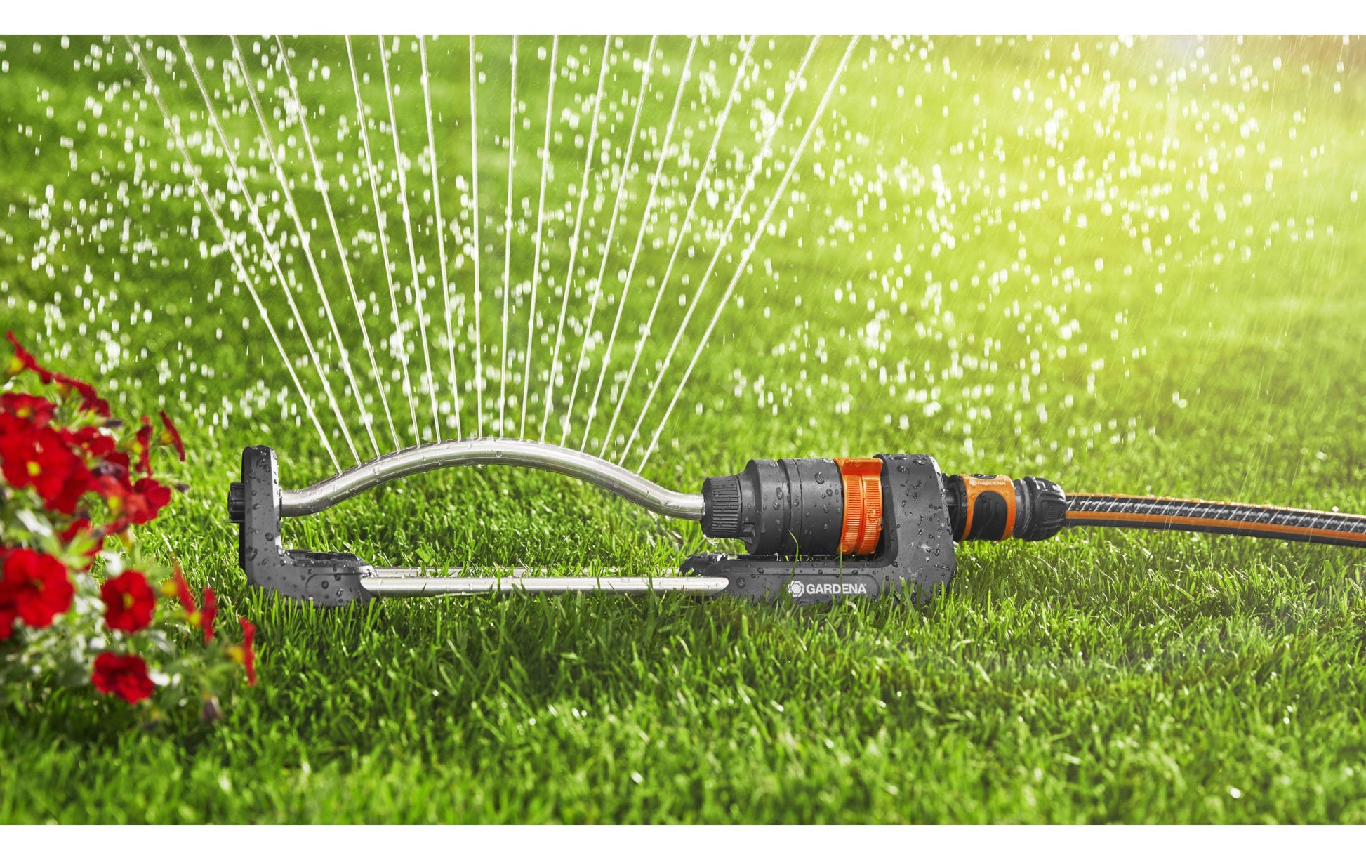 Gardena Viereckregner Aqua S – 220 m² – schwarz