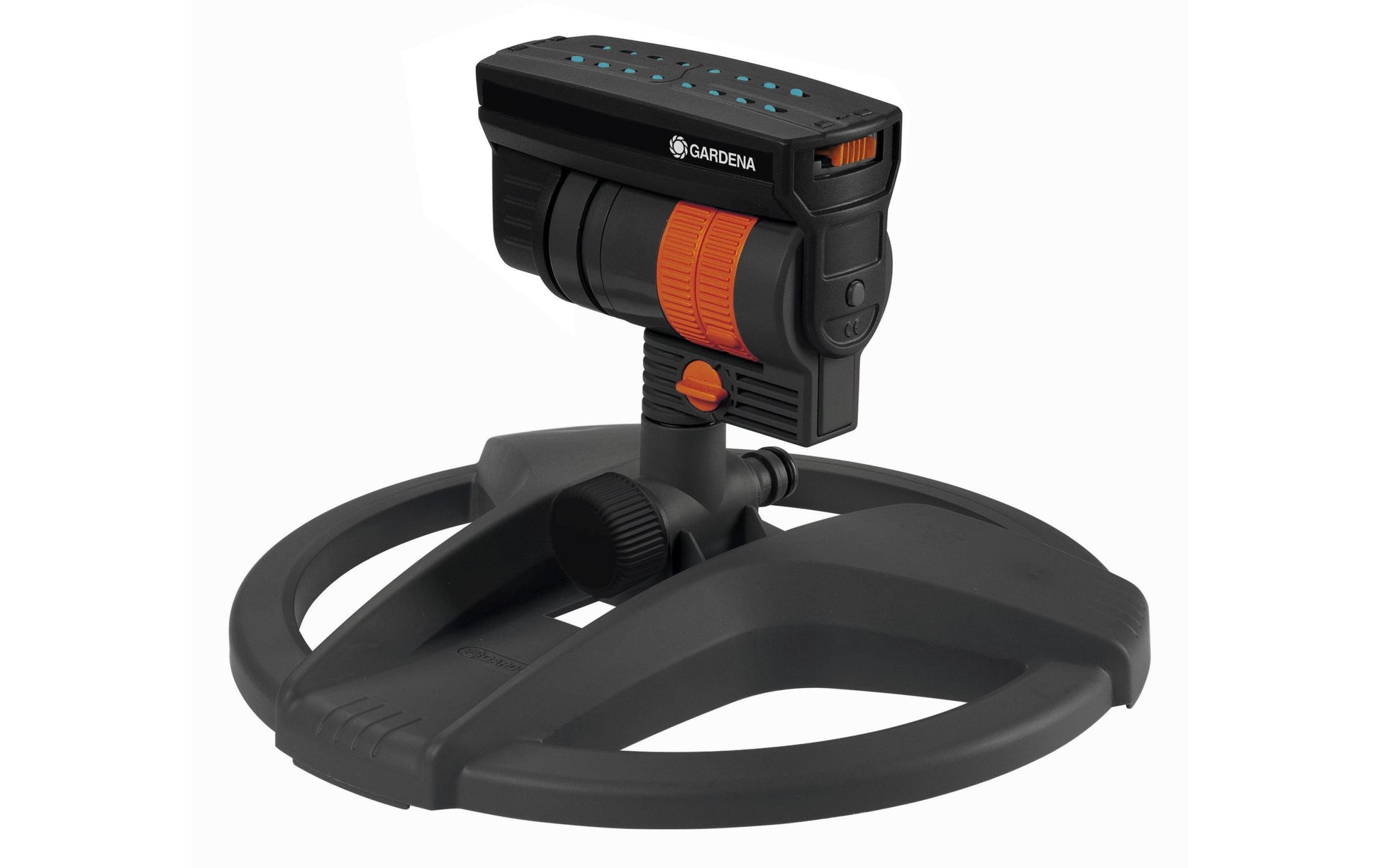 Gardena AquaZoom Compact Viereckregner – Sprühbereich 3–18 m, Abdeckung 9–216 m²