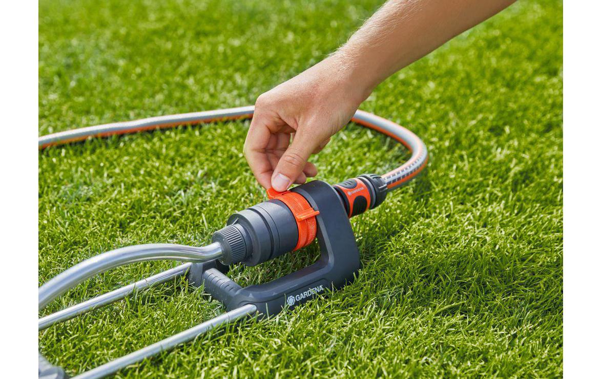 Gardena Viereckregner Aqua S – 220 m² – schwarz