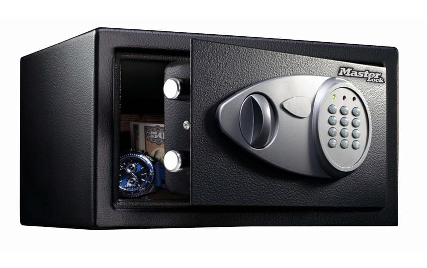 Master Lock Tresor X041ML – Elektronikschloss – 11,6 l – Schwarz