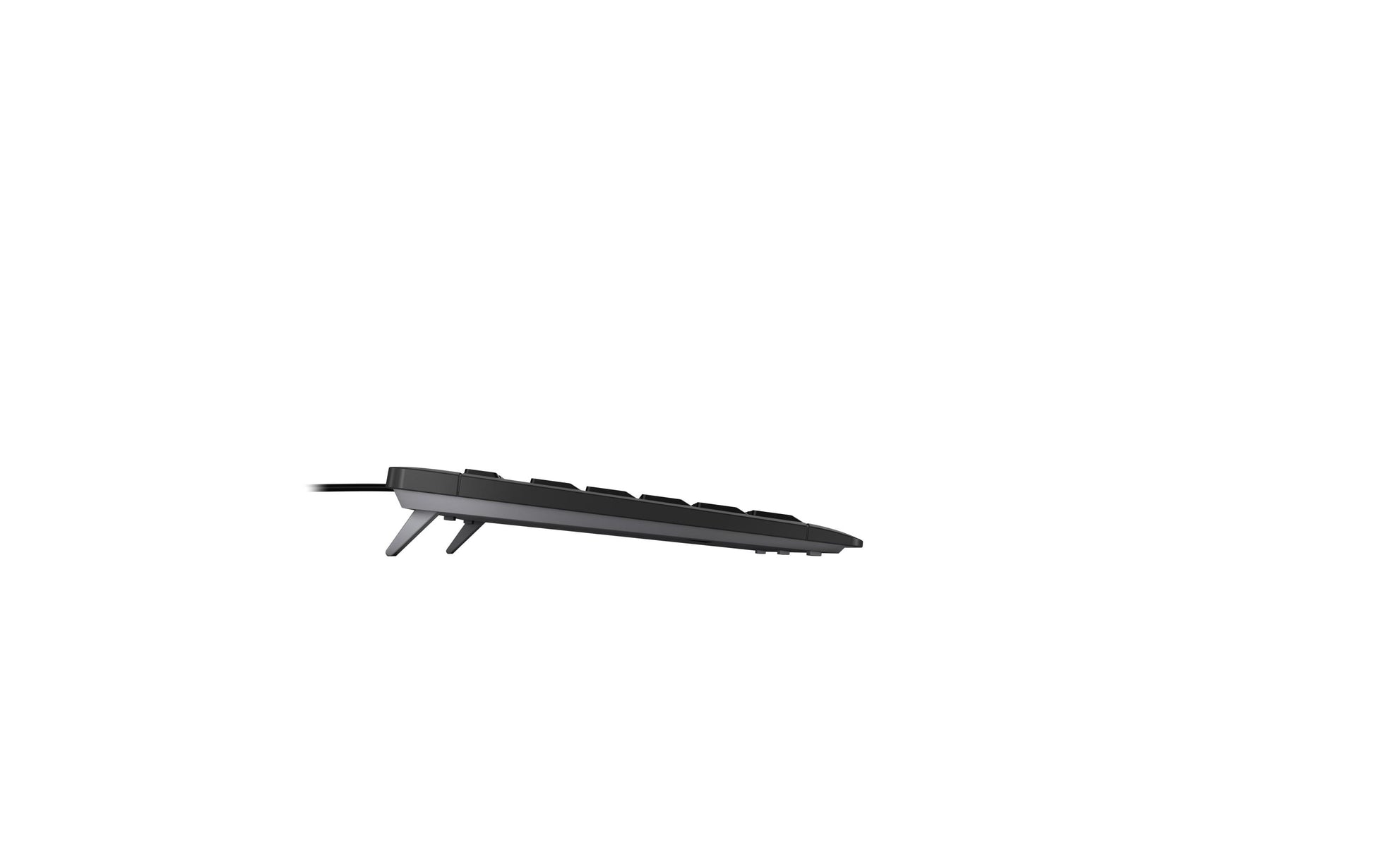 CHERRY Tastatur, kabelgebunden (USB-A), FR-Layout (FR), Fullsize (mit Ziffernblock), Scherenmechanik