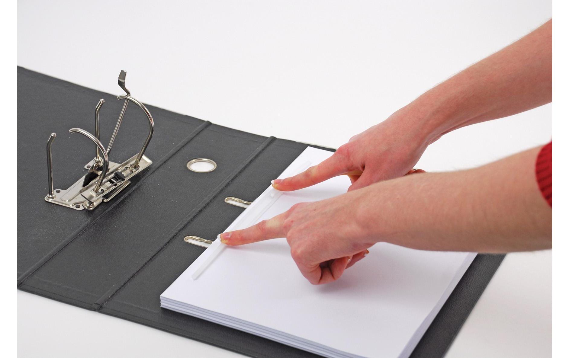 Fellowes Archivierungs-Zubehör Hefteverschluss 9 cm – 100 Stück, Weiss, Kunststoff