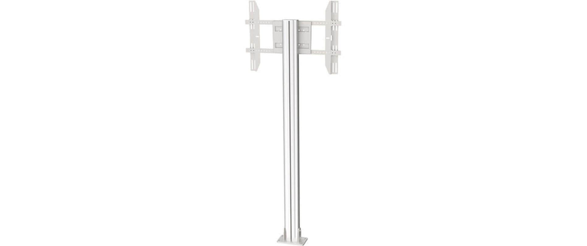 Multibrackets W 180 S – Displayständer, höhenverstellbar, bis 65", VESA 200×200, bis 60 kg, Silber
