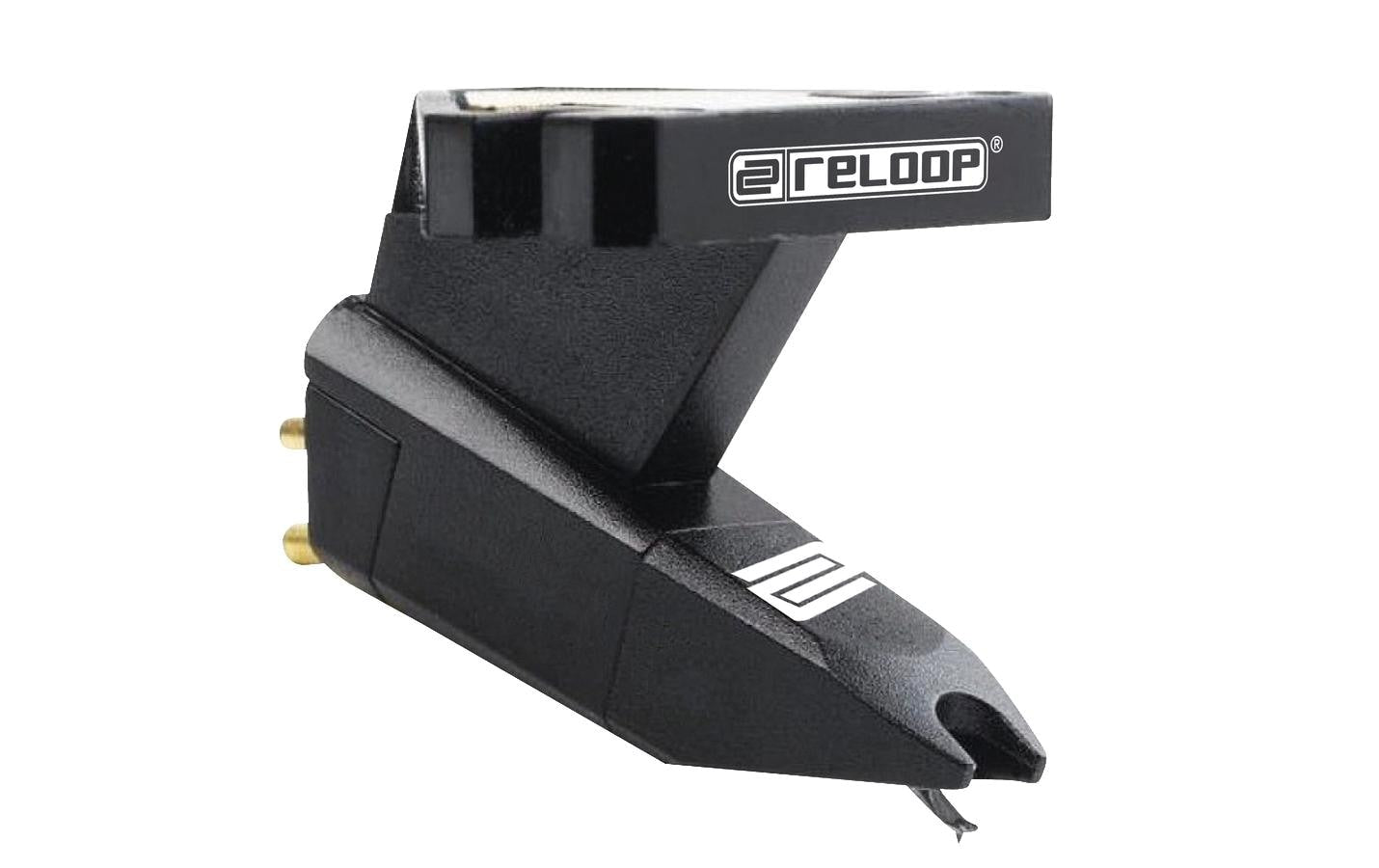 Reloop OM – Tonabnehmer – sphärisch – 4 mV – 2 g – schwarz – inkl. Headshell