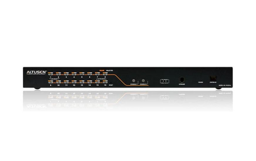 ATEN KH2508A – KVM-Switch, VGA/USB 2.0/RJ-45, 1600 × 1200, Rackeinbau, OSD