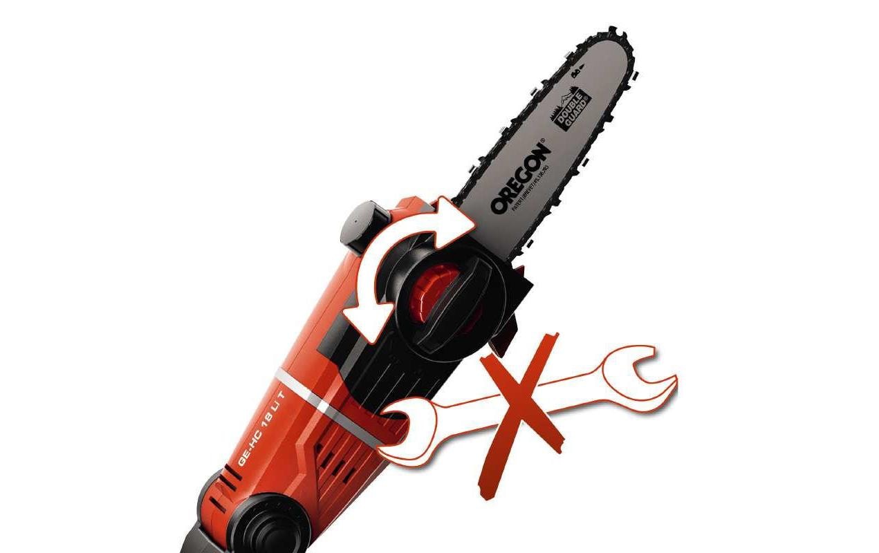 Einhell GE-HC18Li T – 18 V – Schwertlänge 200 mm, Schnittlänge Heckenschere 400 mm – Solo – Power X-Change