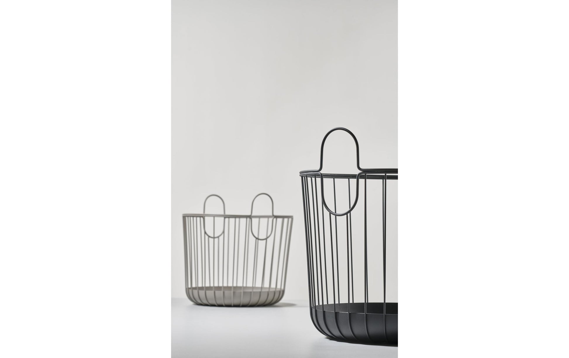 Zone Denmark Inu Aufbewahrungskorb – Metall – Schwarz – Ø 300 × H 305 mm