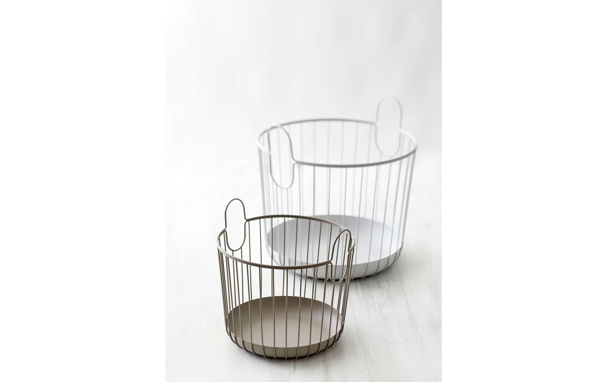 Zone Denmark Inu Aufbewahrungskorb – Metall – Taupe – Ø 406 × 411 mm