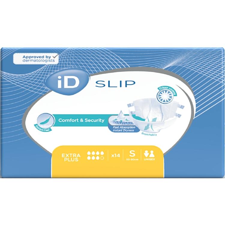 iD Inkontinenzslip Extra Plus S – 14 Stk., 2050 ml – gelb