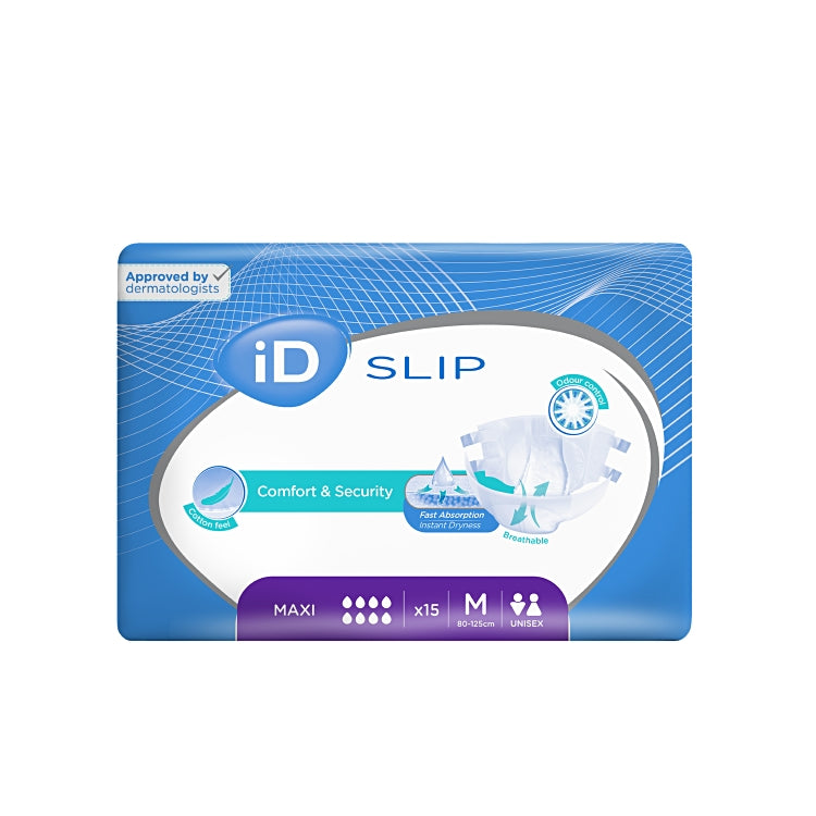 iD Inkontinenzslip Expert Maxi – M, 15 Stk – violett