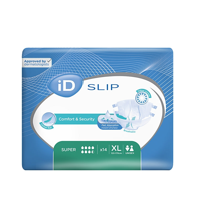 iD Inkontinenzslip Expert Super XL – 14 Stk, 3,8 l – grün