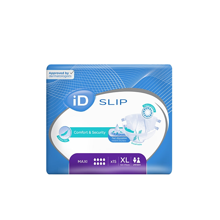 iD Inkontinenzslip Maxi – XL, 15 Stk, 4,5 l – violett