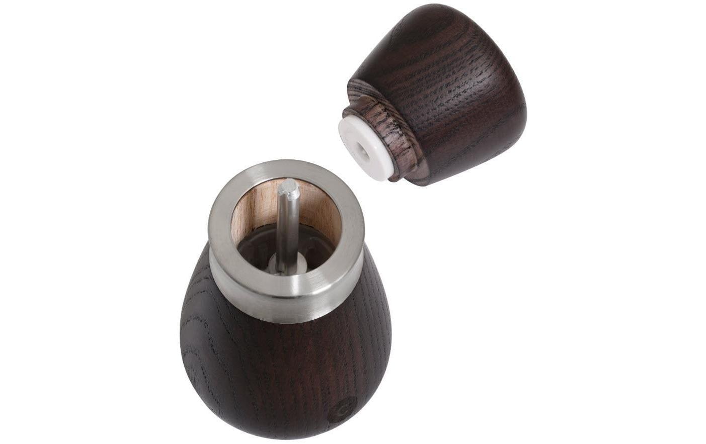 CrushGrind Salz-/Pfeffermühle 17 cm, Holz/Edelstahl, Dunkelbraun