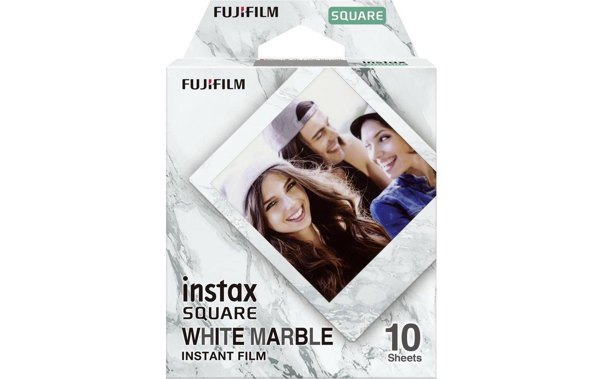 Fujifilm Instax Square Sofortbildfilm 10er-Pack – 50,8 × 50,8 mm, ISO 800 – für instax SQUARE, SP-3 Drucker