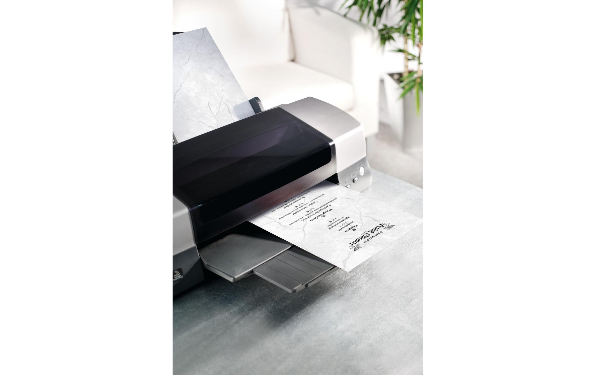 Sigel Strukturpapier Granit Grau – A4, 200 g/m², 50 Blatt