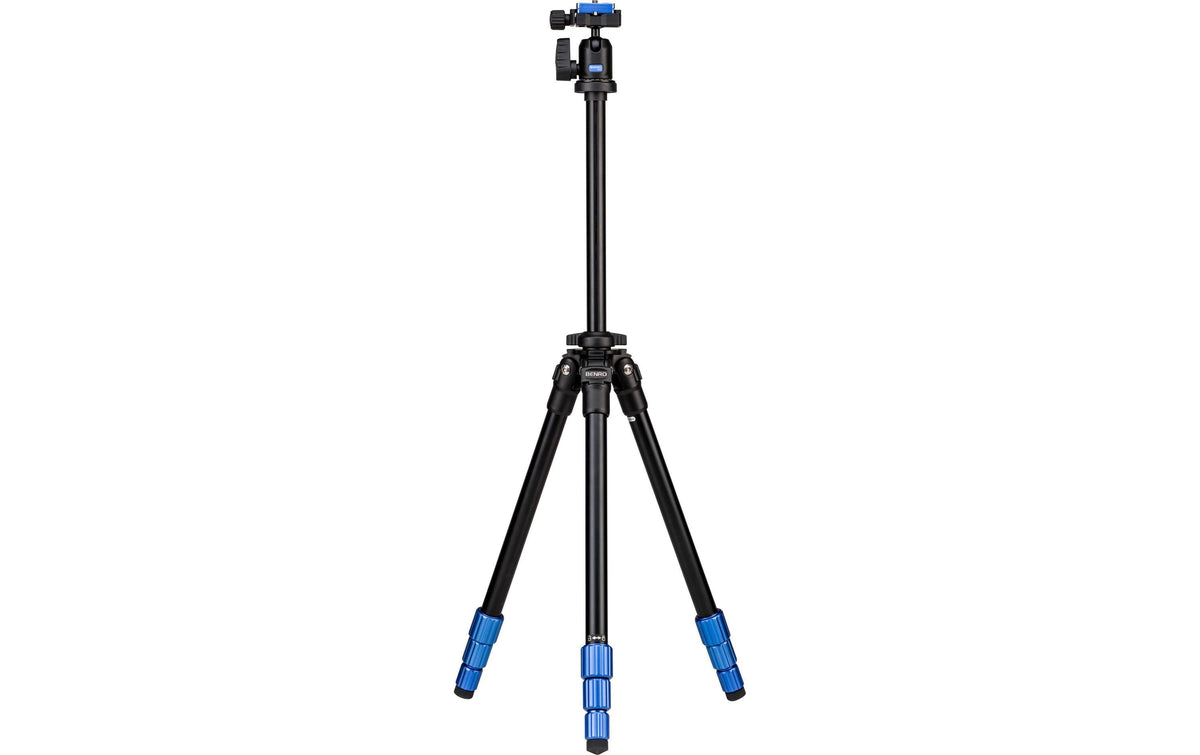 Benro Slim TSL08AN00 Dreibeinstativ – 146,3 cm – 4 kg Traglast – Kugelkopf, Schnellwechselplatte – Schwarz