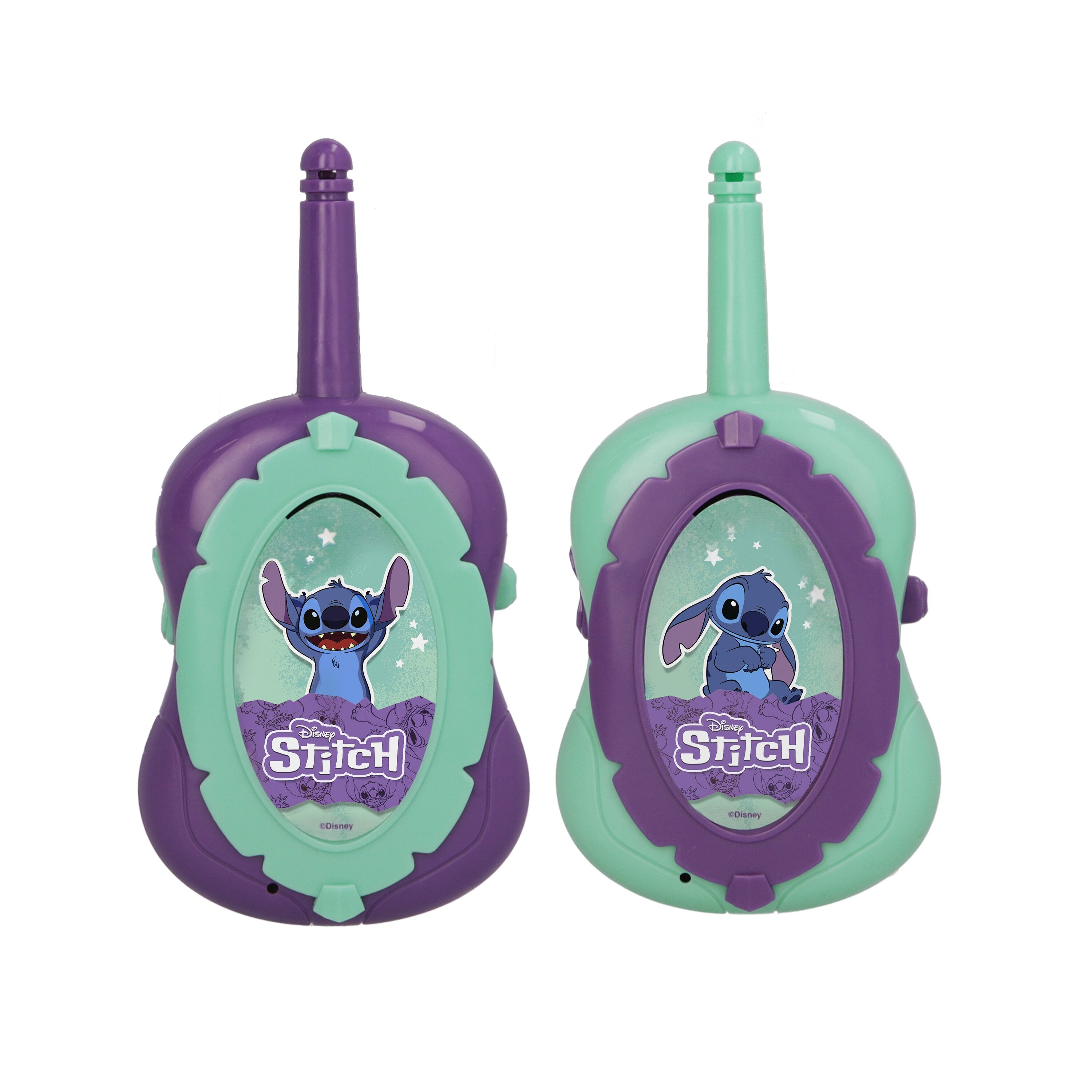 IMC Toys Stitch – Funkgerät (Walkie-Talkie), ab 3 Jahren, 6× AAA, Violett/Mint