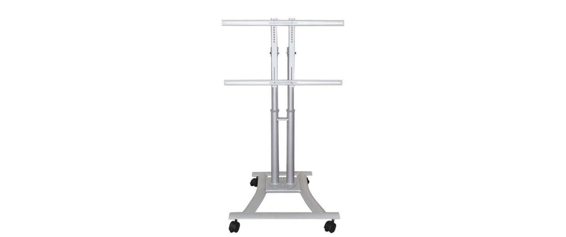 Neomounts PLASMA-M1200 – Displayständer, höhenverstellbar, für 27–70″, VESA 600×450, bis 50 kg, Silber