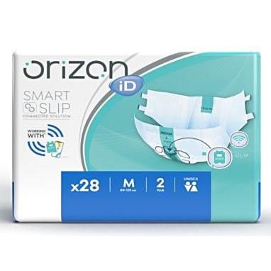 iD Inkontinenz-Slip Orizon Smart – mit integriertem Sensor – Grösse M, 2 × 28 Stk. – blau