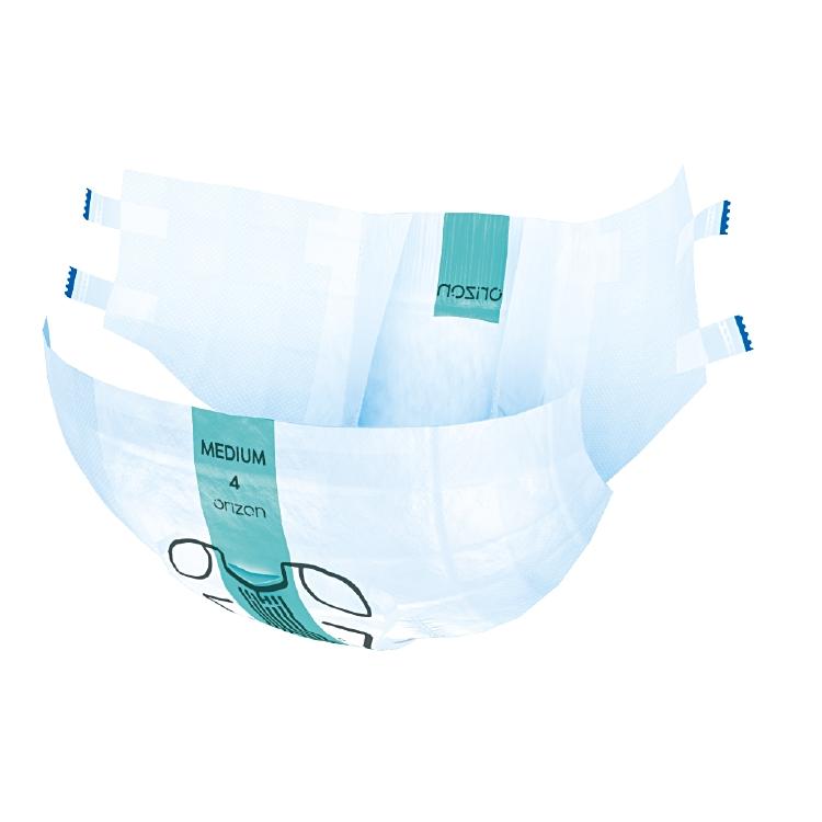 iD Inkontinenz-Slip Orizon Smart Slip – M – 4 Beutel à 28 Stk., gelb – 2,6 l