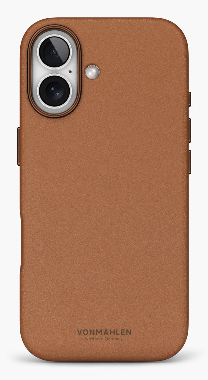 Vonmählen Backcover – für Apple iPhone 17 – braun – Leder